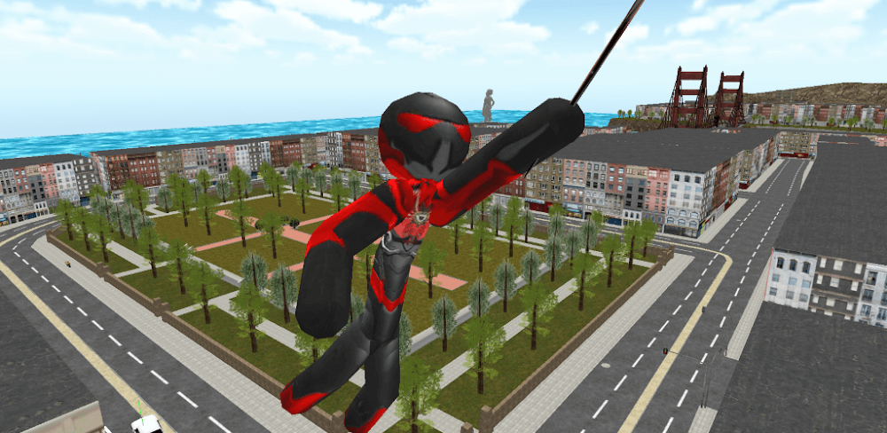 Stickman Rope Hero screenshot 1