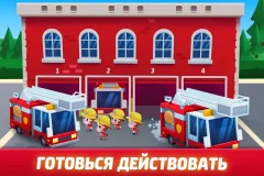 Idle Tycoon Firefighter – Fire Emergency Manager screenshot 1