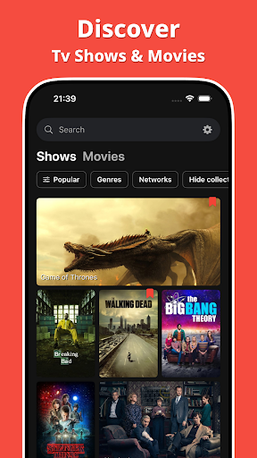 Showly: Track Shows & Movies MOD screenshot 1