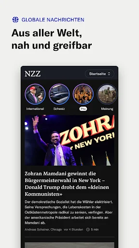 NZZ Nachrichten MOD screenshot 1