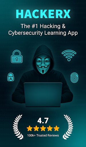 Learn Ethical Hacking: HackerX MOD APK hackerx_1.5.1 (Pro Unlocked) screenshot 1