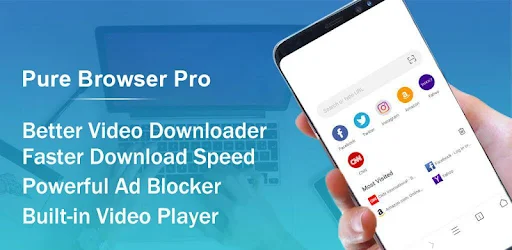 Pure Browser Pro MOD screenshot 1