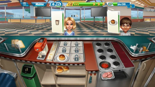 Cooking Fever (MOD, Unlimited Coins/Gems) screenshot 1