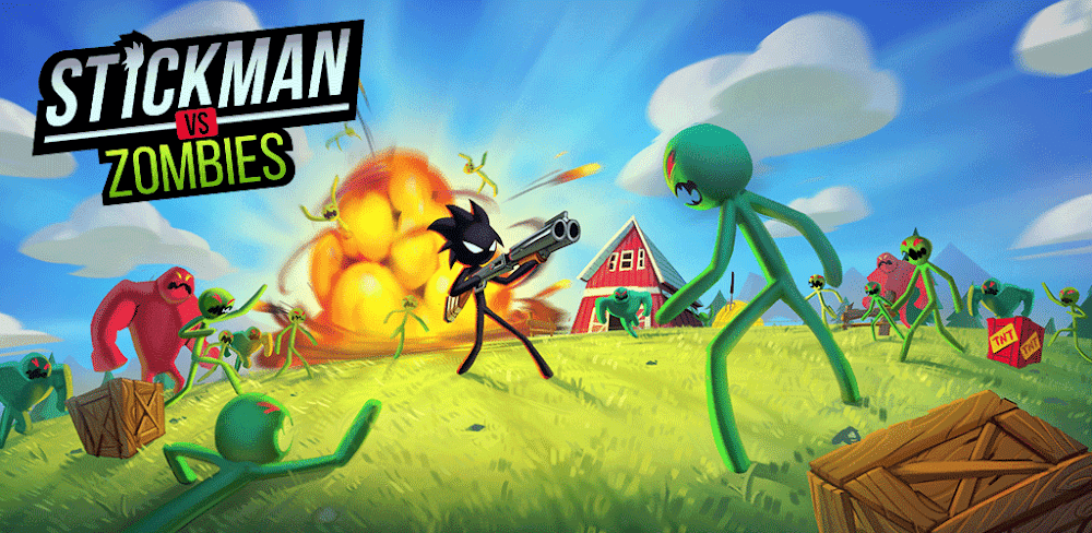Stickman vs Zombies screenshot 1
