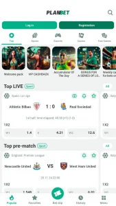 Planbet screenshot 1