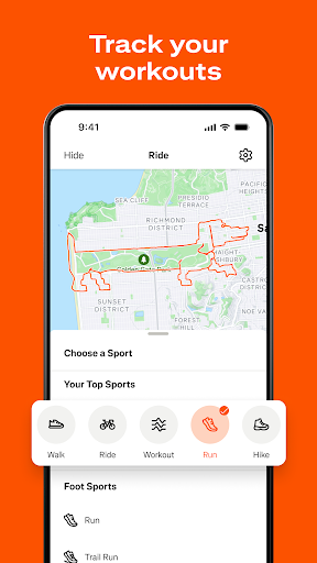 Strava MOD screenshot 1