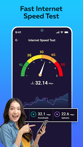 Speed Test & WiFi Analyzer App screenshot 1