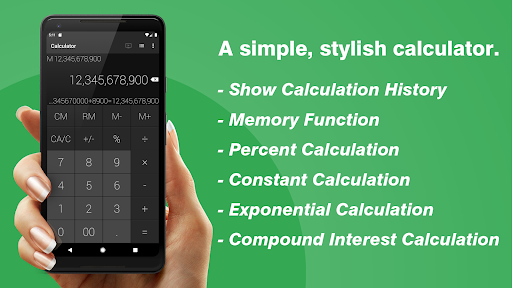 Calculator – Floating Widget MOD screenshot 1