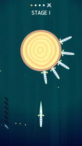 Knife Hit (MOD, Unlimited Coins) screenshot 1