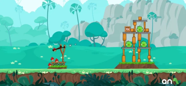 Angry Birds Friends (MOD, Unlimited Boosters) screenshot 1