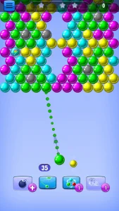 Bubble Shooter (MOD, Unlimited Coins) screenshot 1