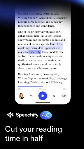 Speechify MOD screenshot 1