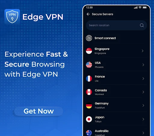 Edge VPN MOD screenshot 1