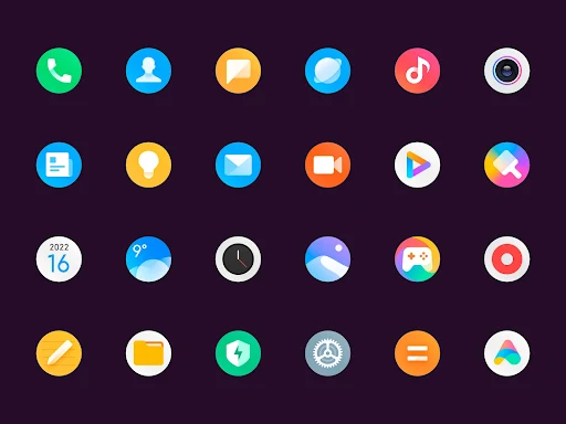 MiRound Icon Pack MOD screenshot 1