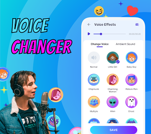 Voice Changer – Voice Effects MOD screenshot 1