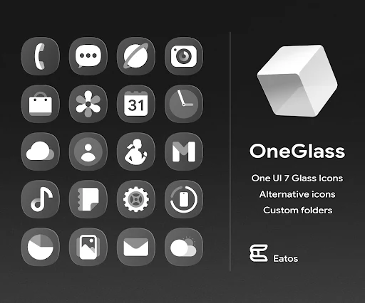 OneGlass 8 Icon Pack MOD screenshot 1