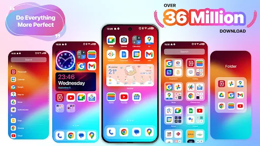 MiniPhone Launcher 26 MOD screenshot 1