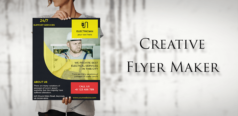 Flyer Maker (Flyerwiz) screenshot 1