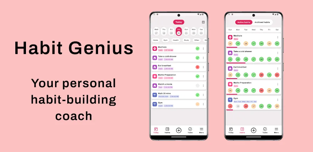 Habit Tracker – HabitGenius screenshot 1