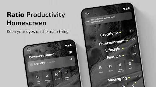 Ratio: Productivity Homescreen screenshot 1