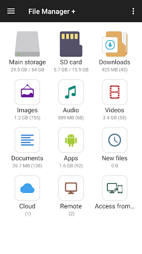 File Manager XFolder screenshot 1