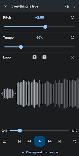 Music Speed Changer screenshot 1