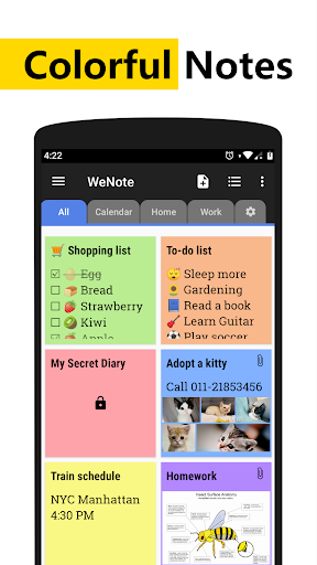 WeNote screenshot 1