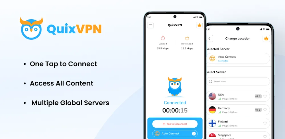 QuixVPN MOD screenshot 1