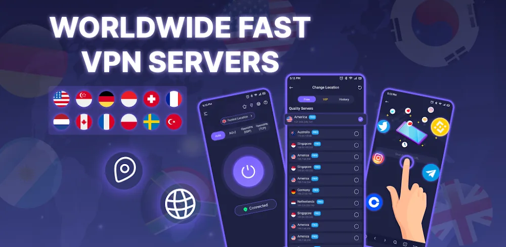 VPN – Fast Secure Proxy screenshot 1