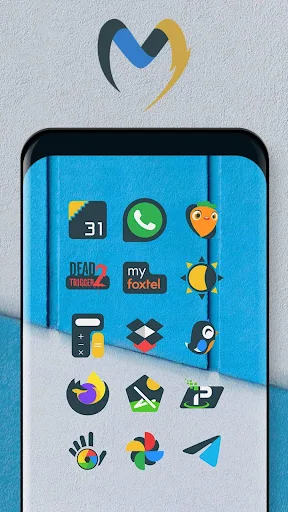 Material UI Dark Icon Pack MOD screenshot 1