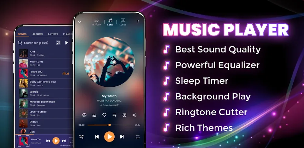 Music player screenshot 1