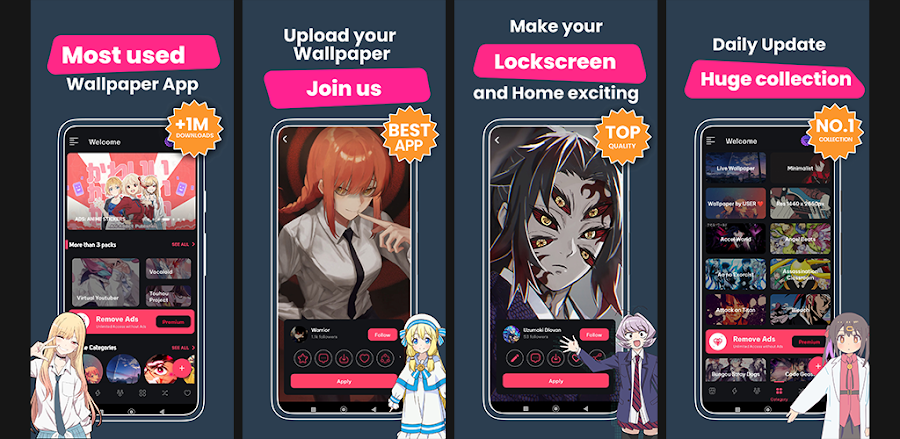 Anime Live Wallpapers screenshot 1