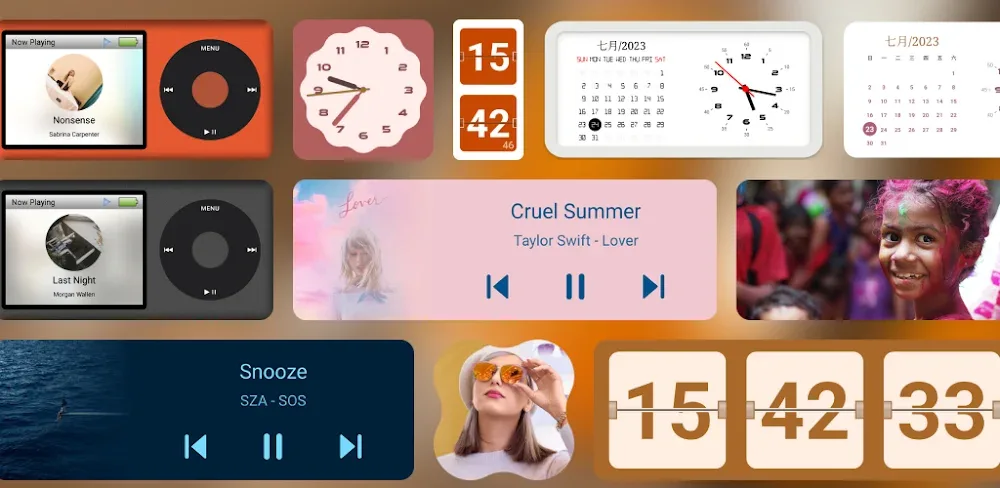 Widgeet-Color Widgets(Widget) screenshot 1