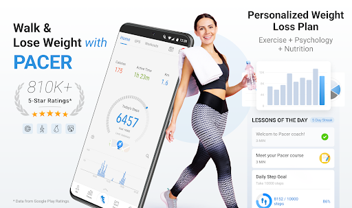 Pacer Pedometer MOD APK p13.3.1 (Premium Unlocked) screenshot 1