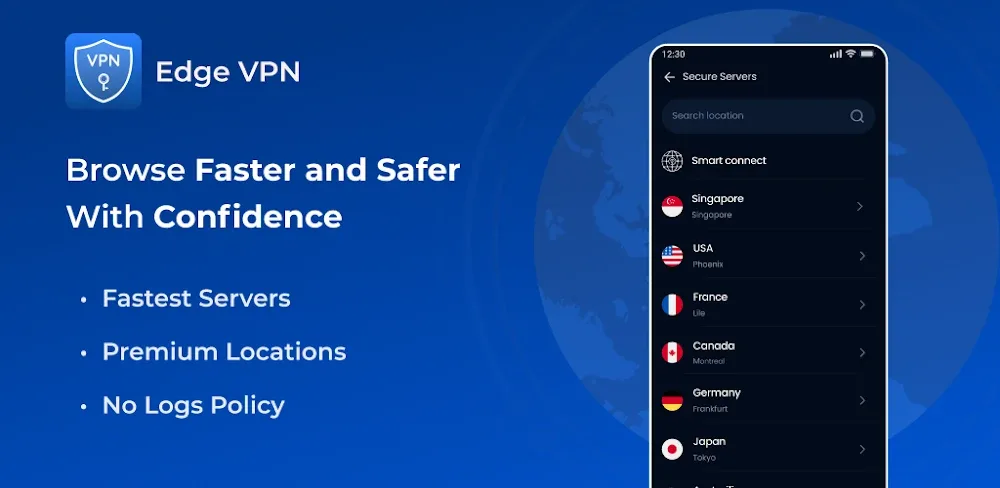 Edge VPN – Simple & Fast screenshot 1