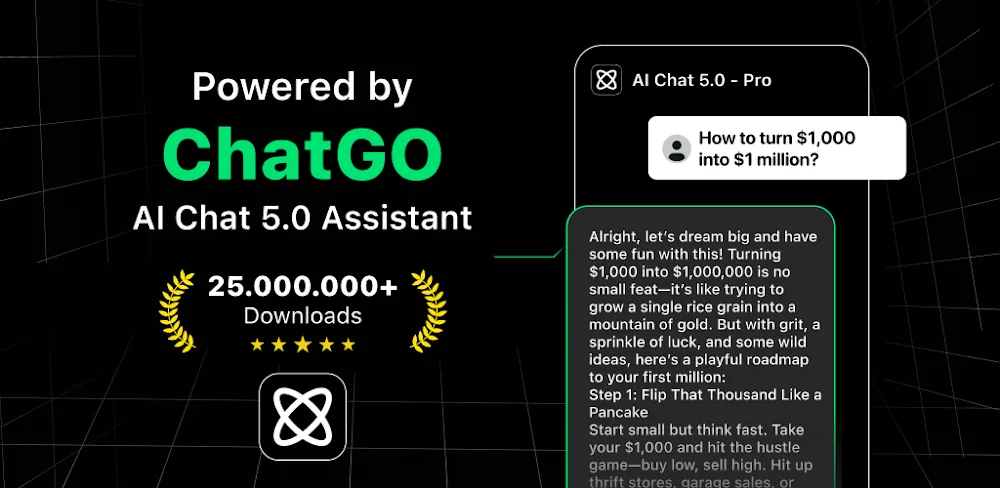 ChatGO – AI Chatbot Assistant (Ai Chatbot – Pro) screenshot 1
