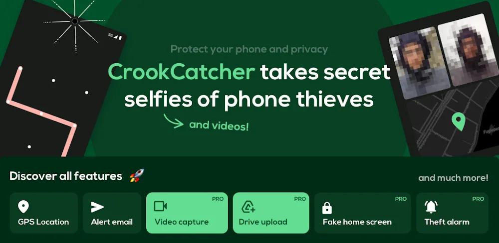 CrookCatcher • Anti-Theft screenshot 1