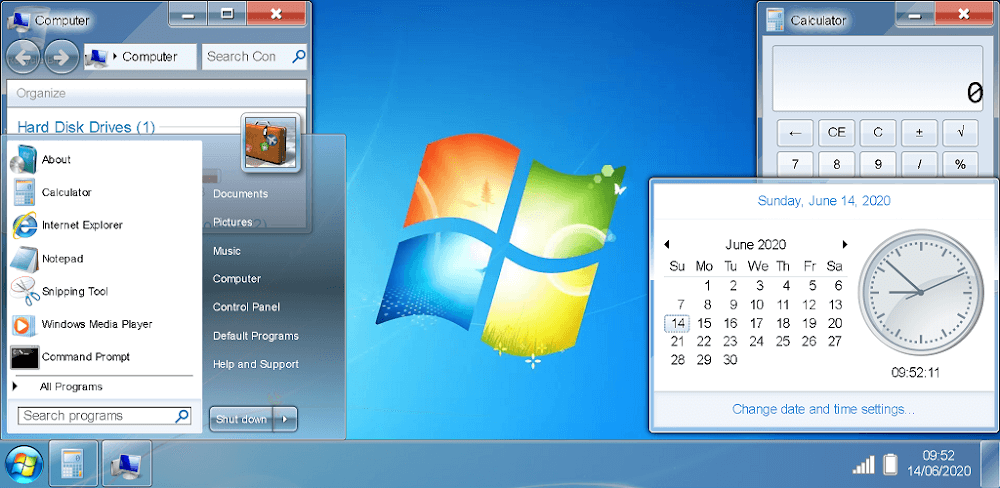 Win7 Simu screenshot 1