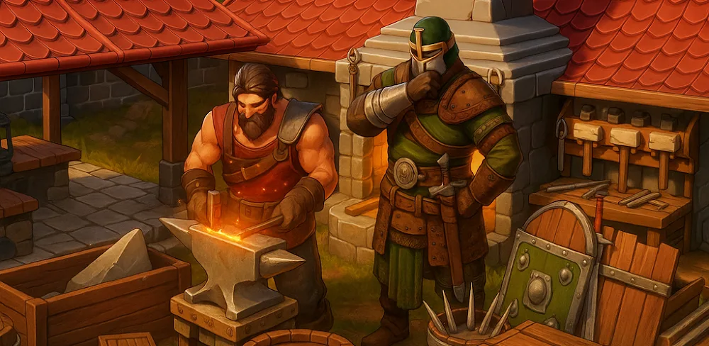 Battlesmiths: Strategy RPG screenshot 1