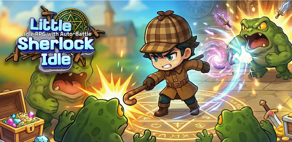 Little Sherlock Idle RPG screenshot 1