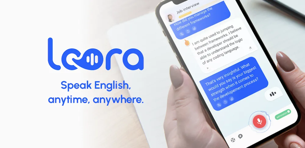 Speak English with Loora AI MOD screenshot 2
