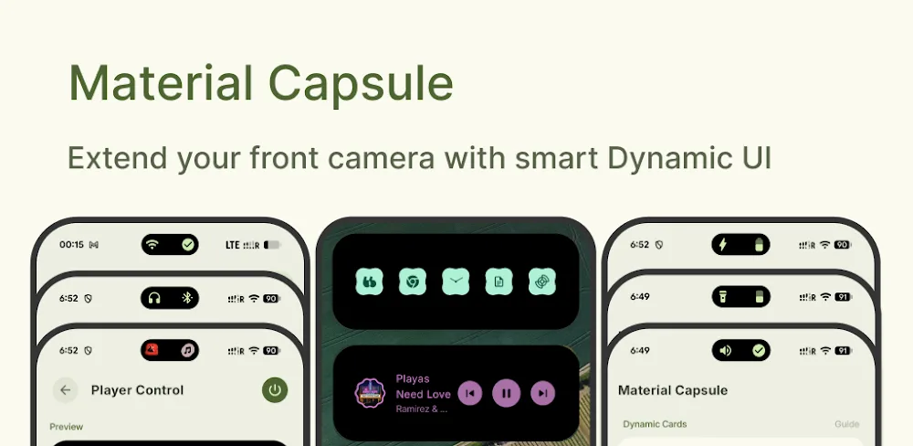 Material Capsule: Dynamic UI screenshot 1