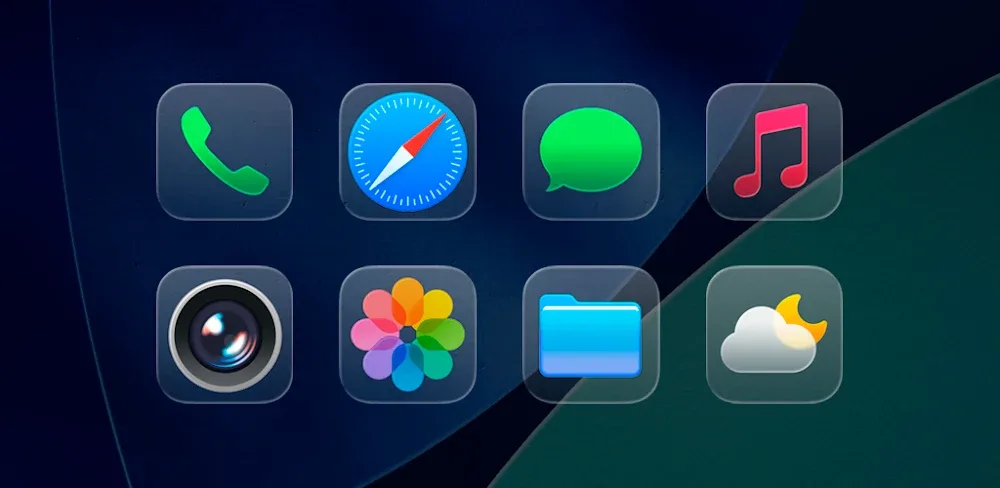 iLiquidGlassOS (iGlassOS Color) screenshot 1
