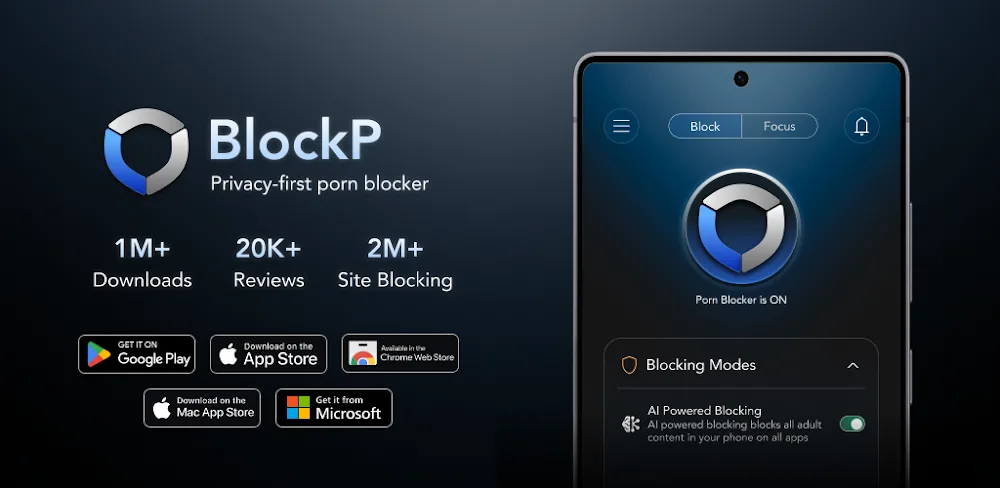 Porn Blocker by BlockP screenshot 1