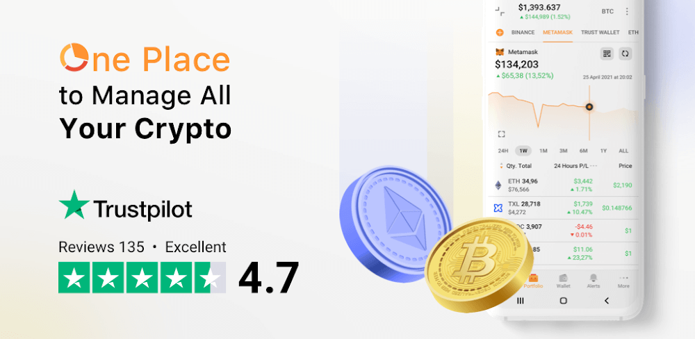 Crypto Tracker – Coin Stats screenshot 1
