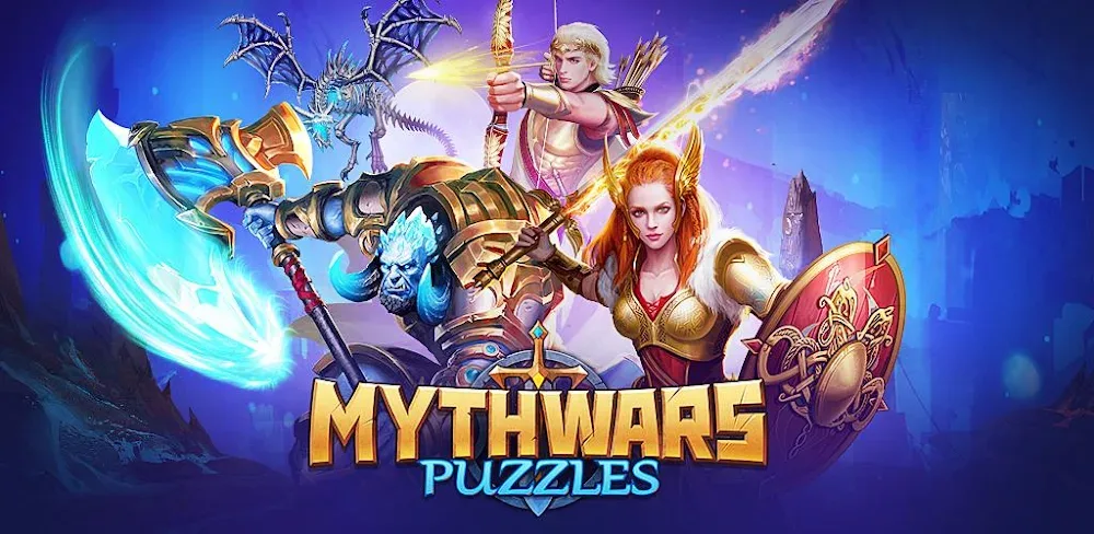 MythWars & Puzzles: RPG Match3 screenshot 1