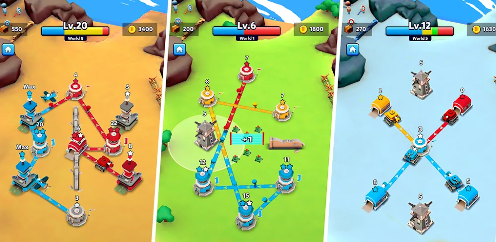 Tower Battle: Connect Towers screenshot 1
