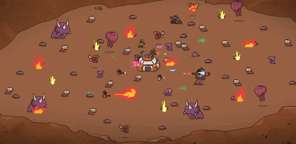 SpaceXYZ: Idle Tower Defense screenshot 1