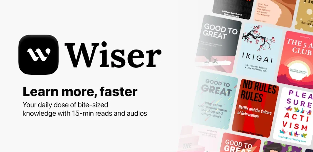 Wiser – 15 minutes Audio Books screenshot 1