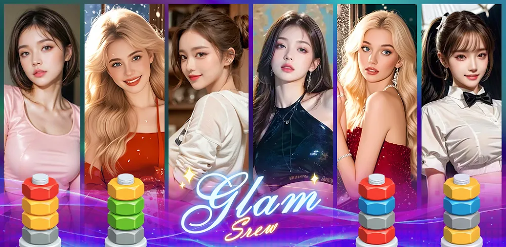 Glam Screw Puzzle screenshot 1